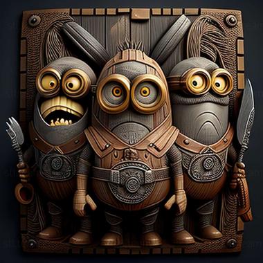 3D model Minions of Steel game (STL)